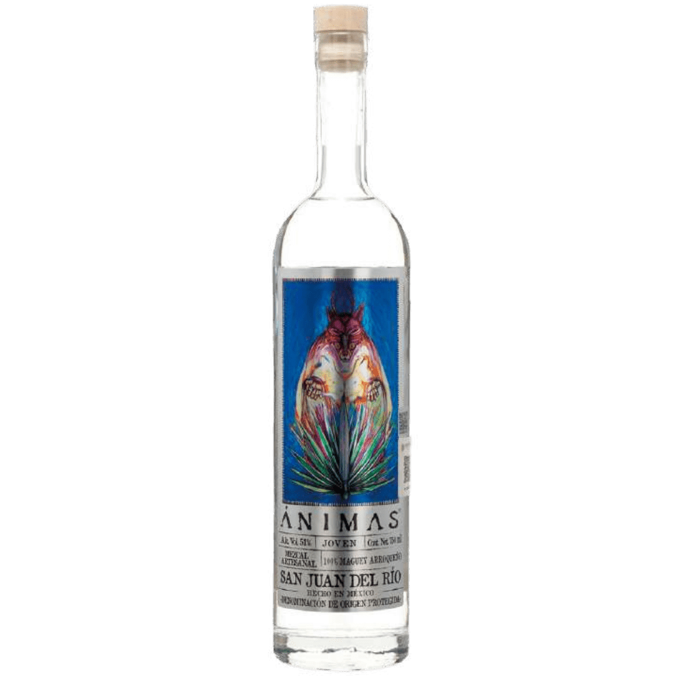 Mezcal Ánimas Arroqueño artisanal Oaxaca mezcal 750mL bottle.