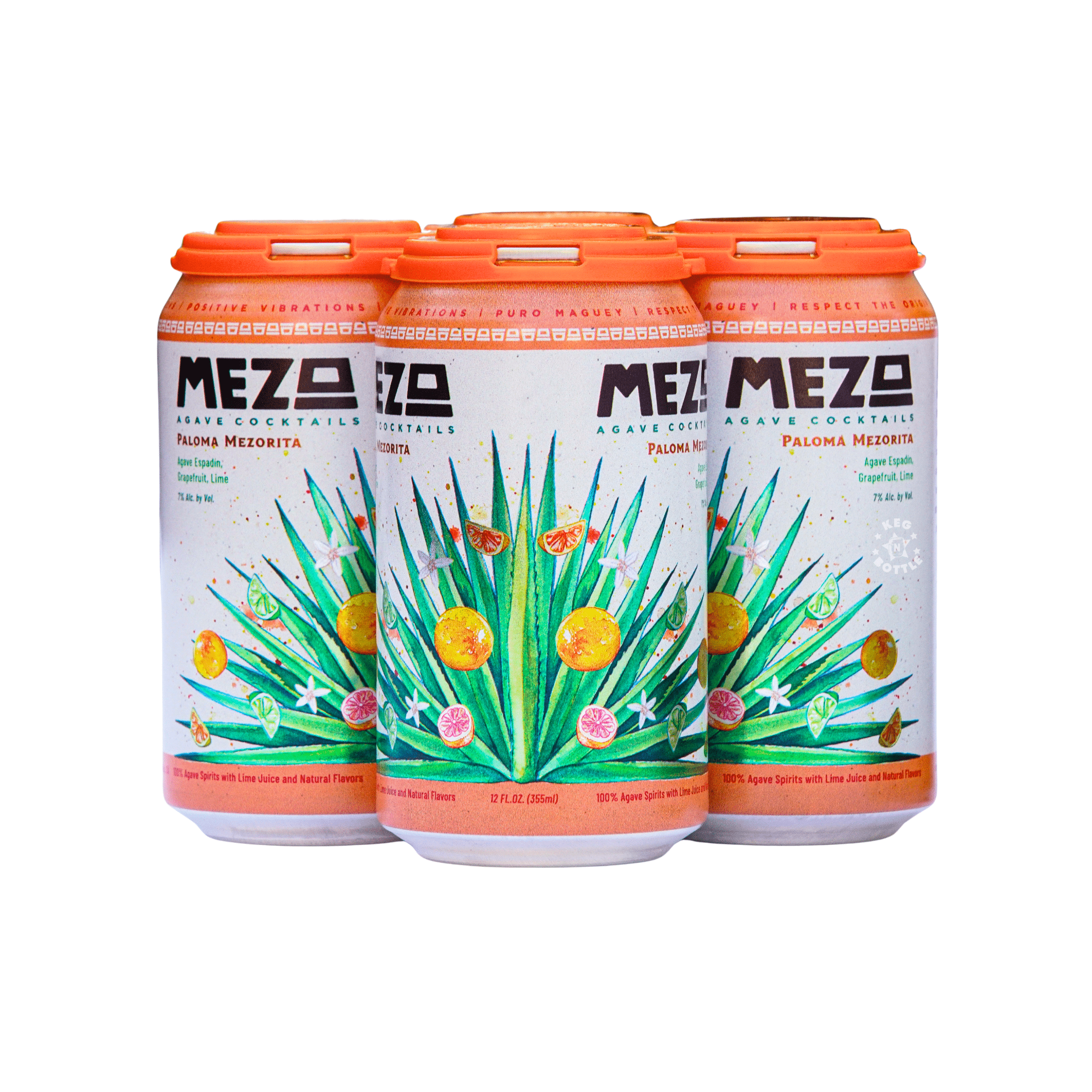 Mezo Paloma Mezorito Mezcal Cocktail (4 Pack) - Keg N Bottle