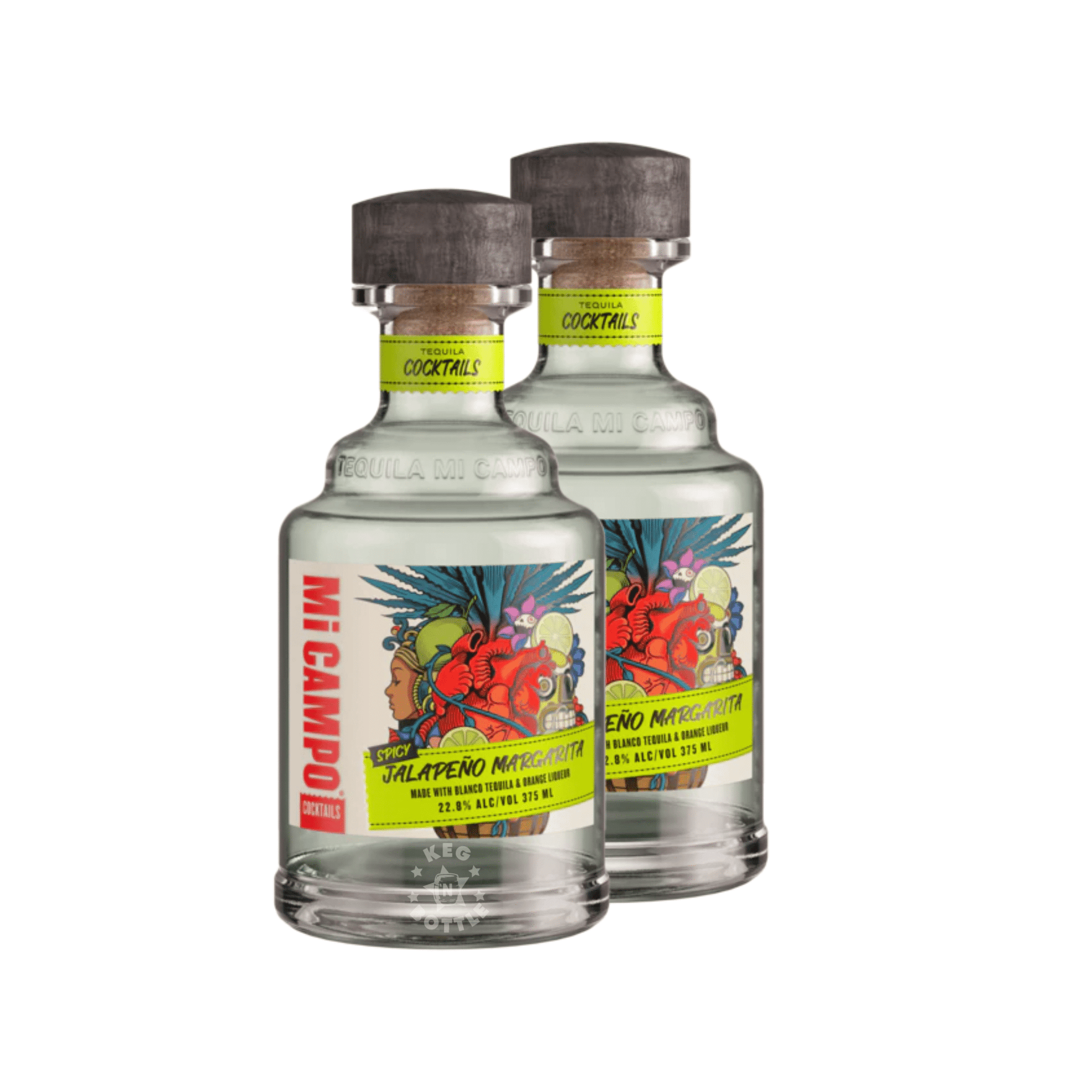 Mi Campo Spicy Jalapeno Margarita (2 x 375 ml) | Keg N Bottle