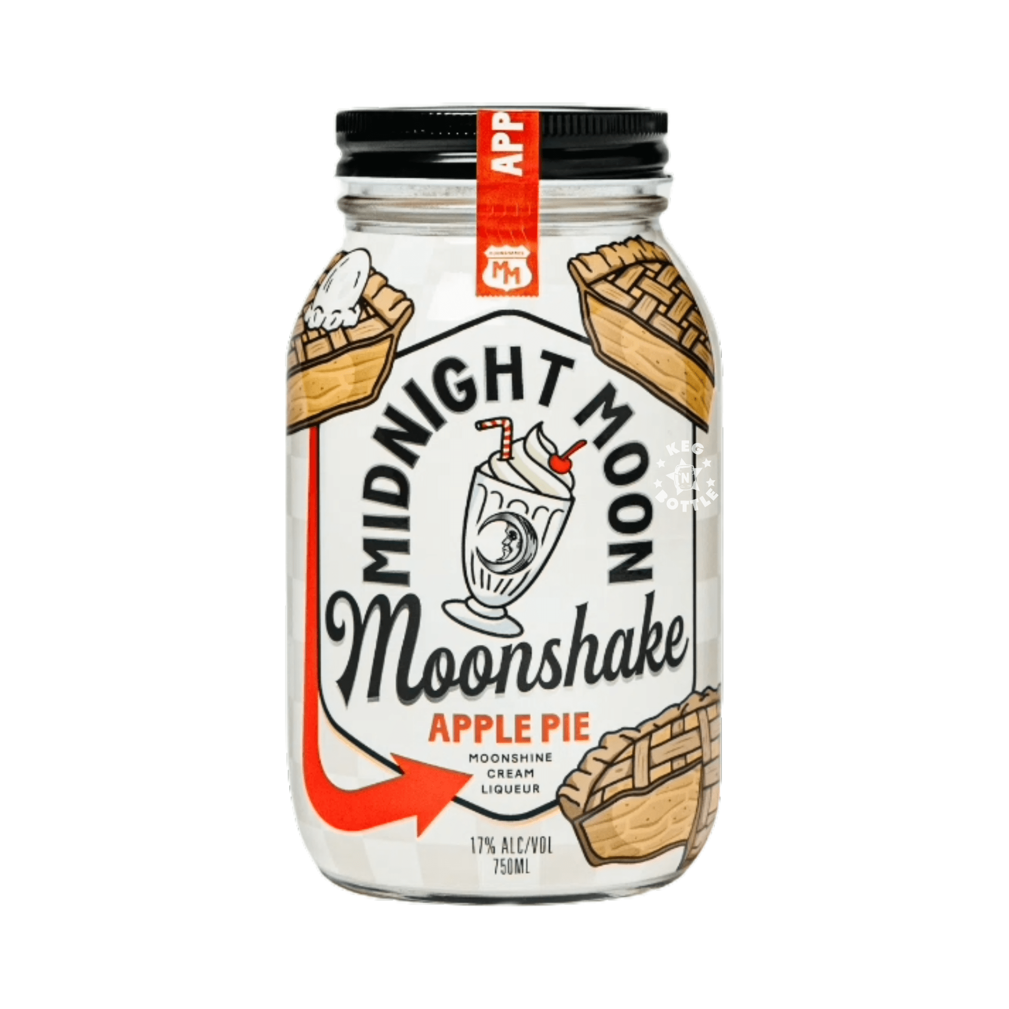Midnight Moon Apple Pie Moonshake (750 ml) | Keg N Bottle
