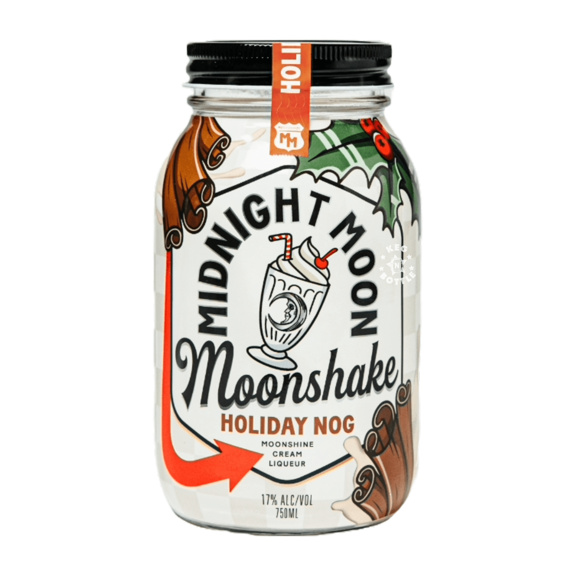 Midnight Moon Holiday Nog Moonshake (750 ml) | Keg N Bottle