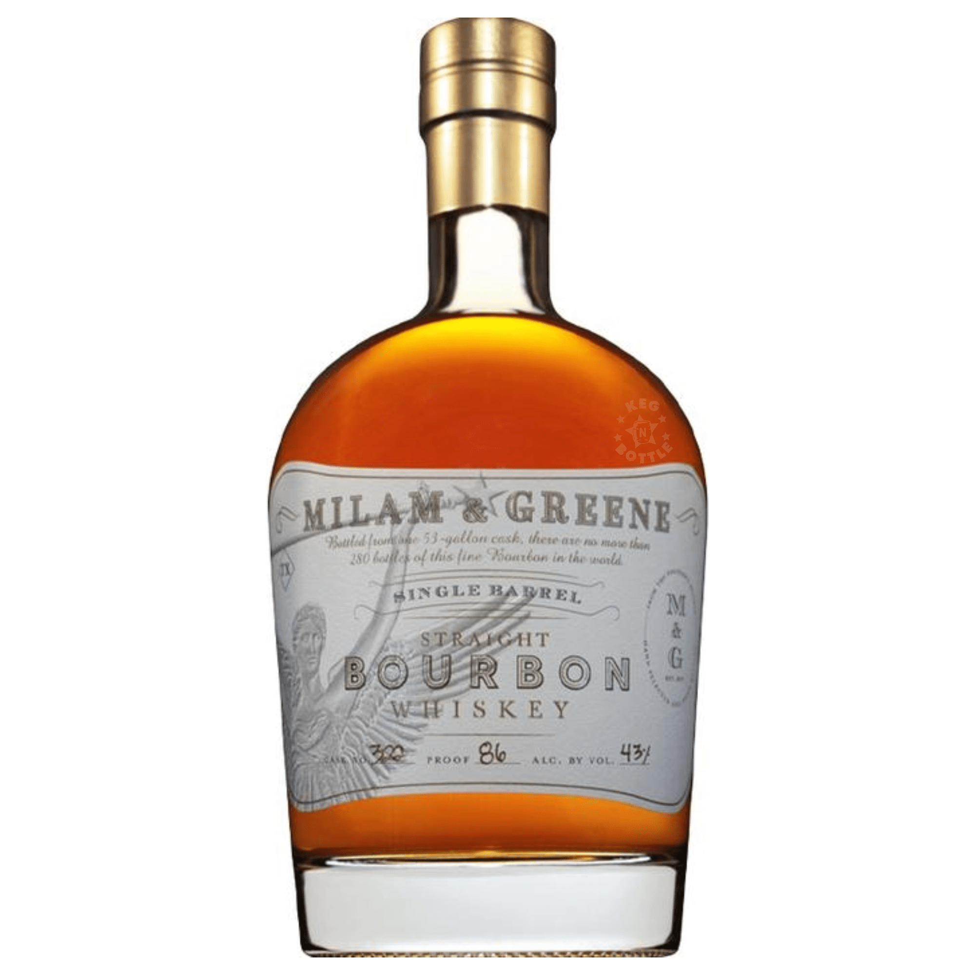 Milam & Greene Single Barrel Bourbon Whiskey (750 ml) | Keg N Bottle