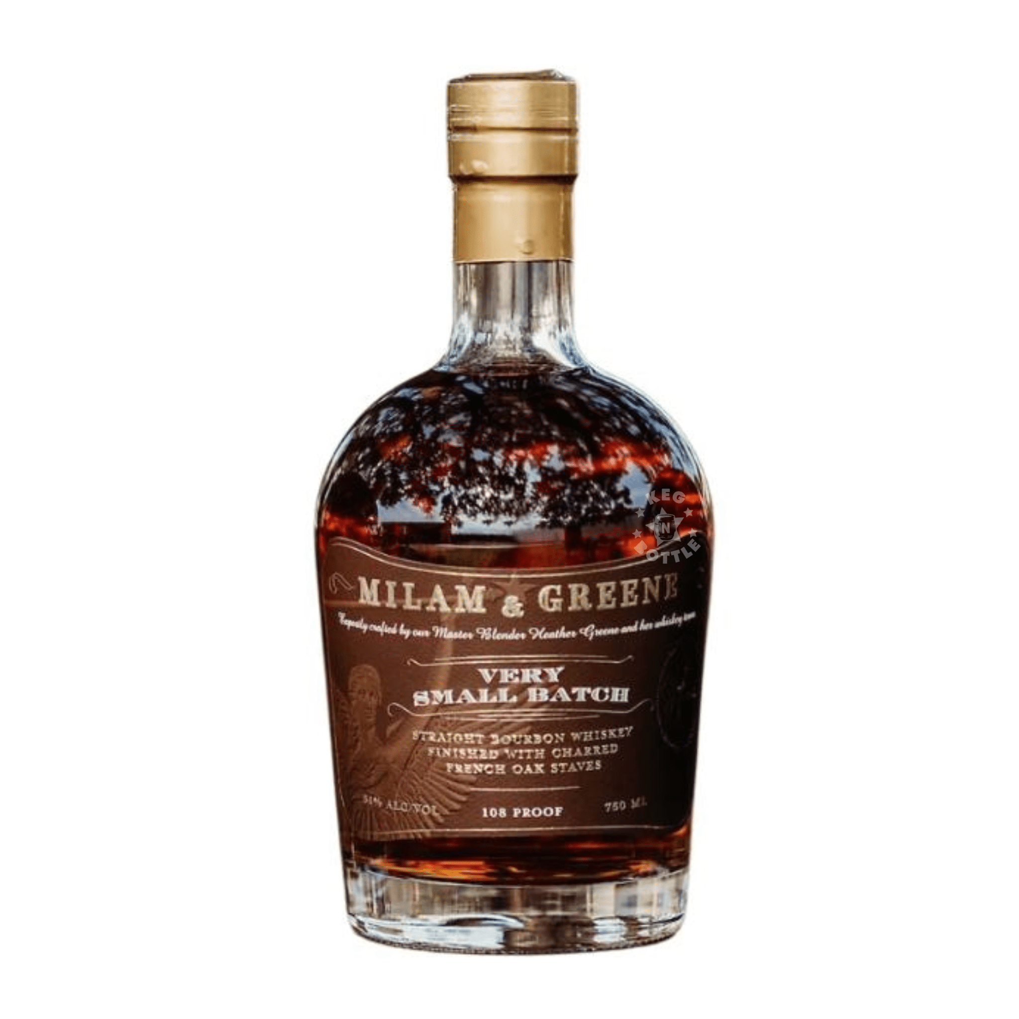 Milam & Greene Very Small Batch Straight Bourbon Whiskeyのボトル画像