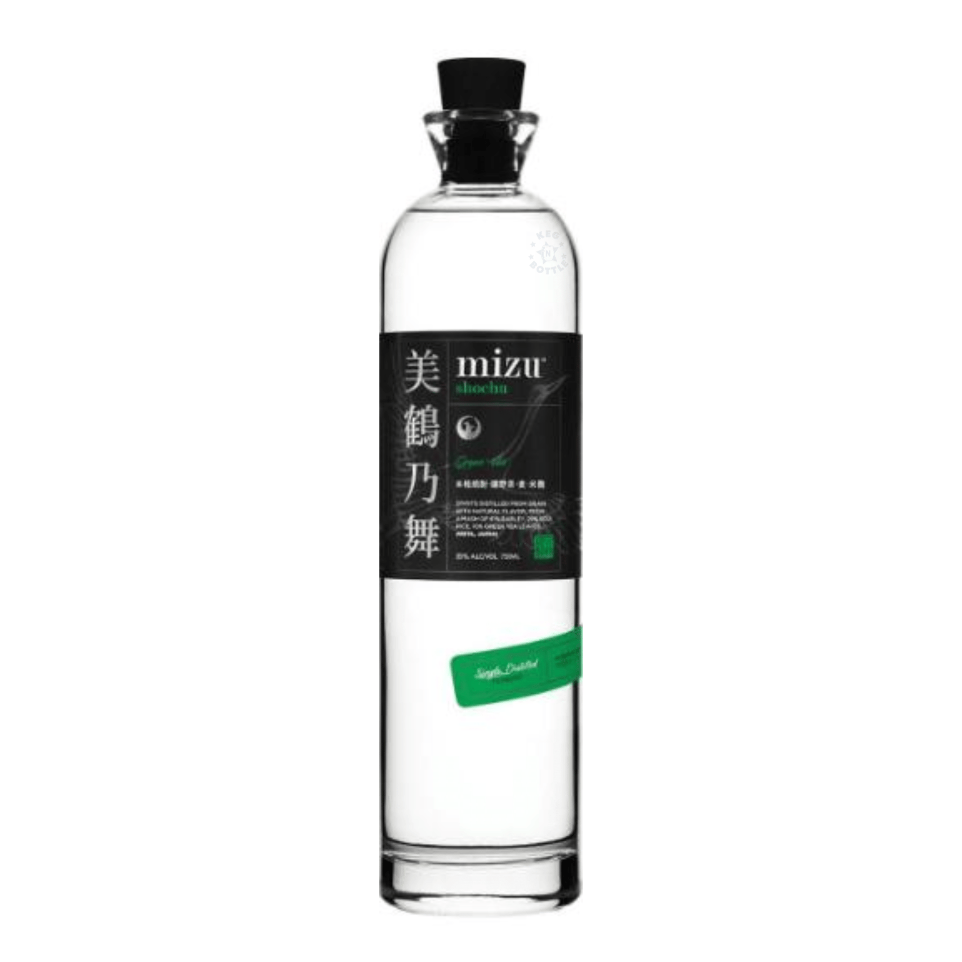 Mt.茶臼　1 Mizu Green Tea Shochu (750 ml) | Keg N Bottle