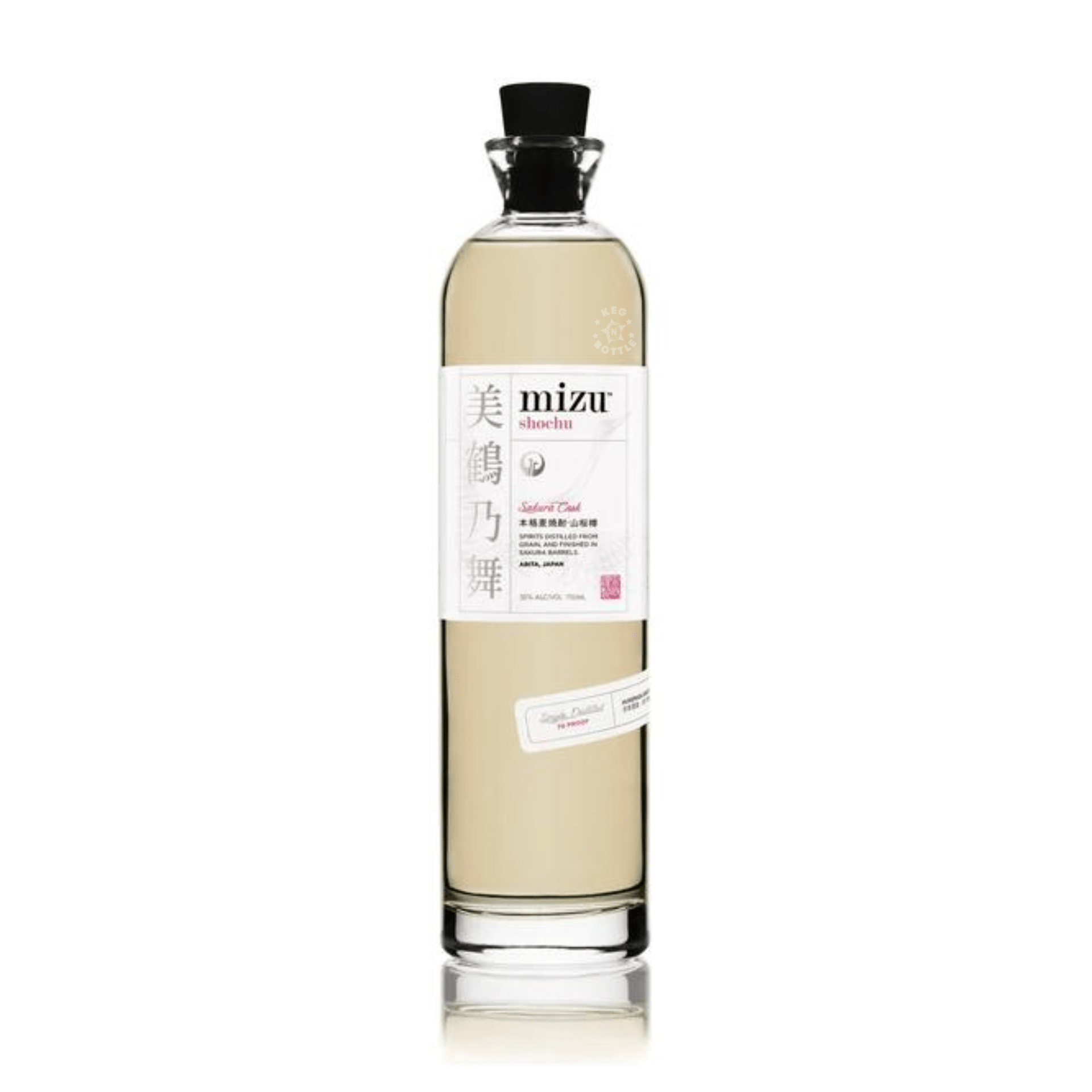 mizuち Mizu Sakura Cask Shochu (750 ml) | Keg N Bottle