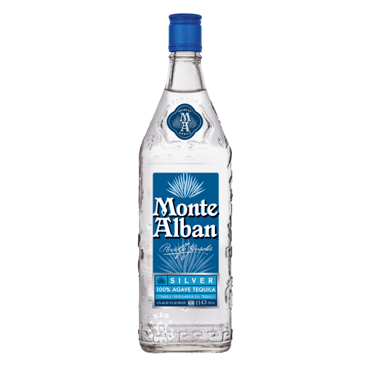 Monte Alban Silver Tequila (750 ml) | Keg N Bottle