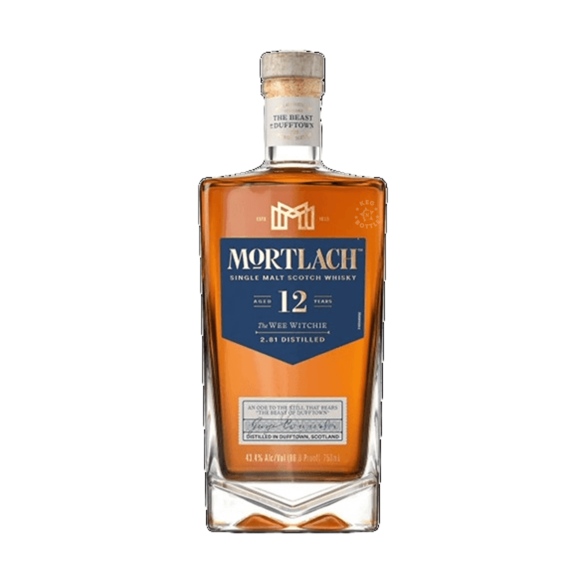 Mortlach 12 Year Single Malt Scotch Whisky (750 ml) | Keg N Bottle