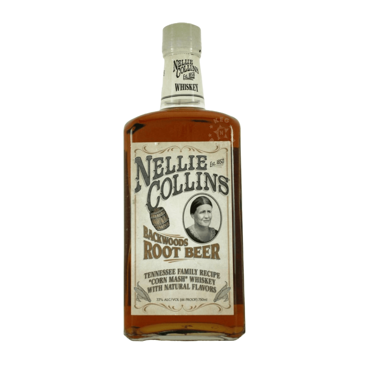 Nellie Collins Root Backwoods Root Beer Whiskey (750 mL) | Keg N