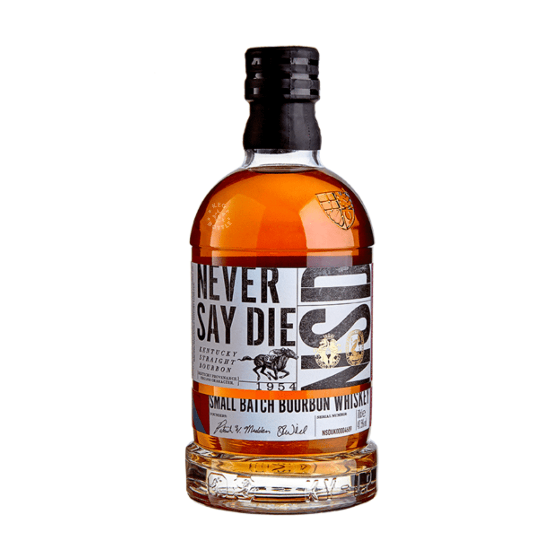 Never Say Die Small Batch Bourbon Whiskey (700 ml) | Keg N Bottle
