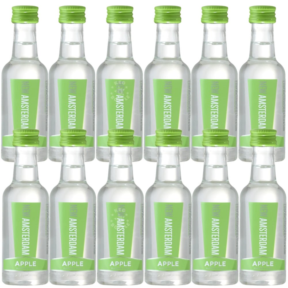 New Amsterdam Apple Vodka 12 pack mini 50ml bottles