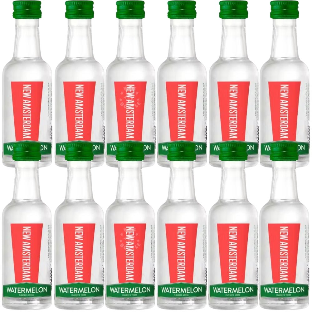 New Amsterdam Watermelon Vodka 12 pack mini 50ml bottles
