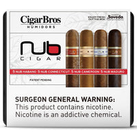 Nub Premium Cigars Set + Personal Humidor by CigarBros