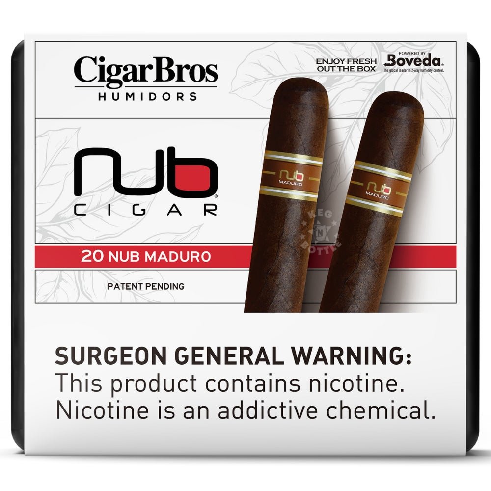Nub Premium Cigars Set + Personal Humidor by CigarBros | Keg N Bottle