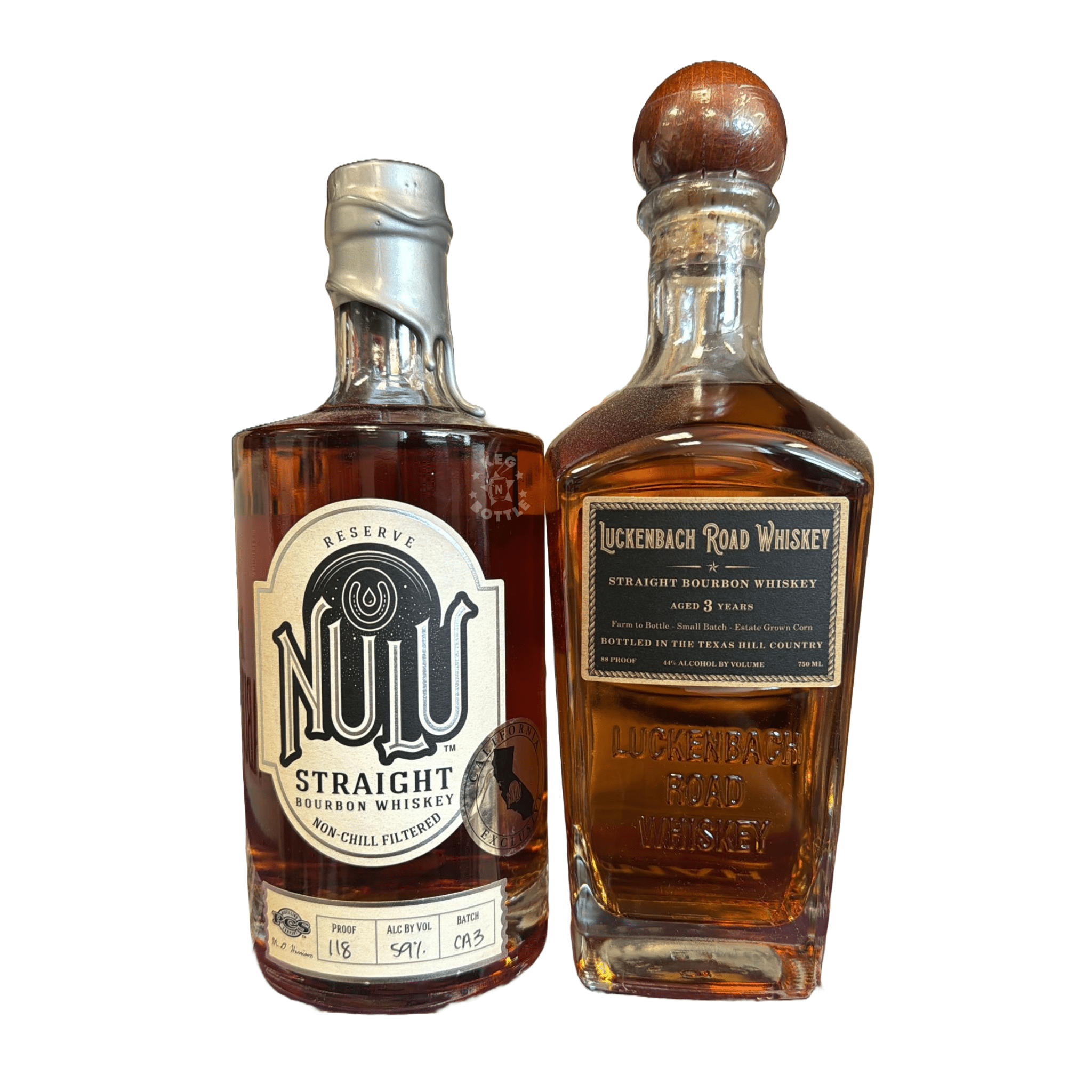 Nulu x Luckenbach Road Bourbon Combo Pack (2 x 750 ml) - Keg N Bottle