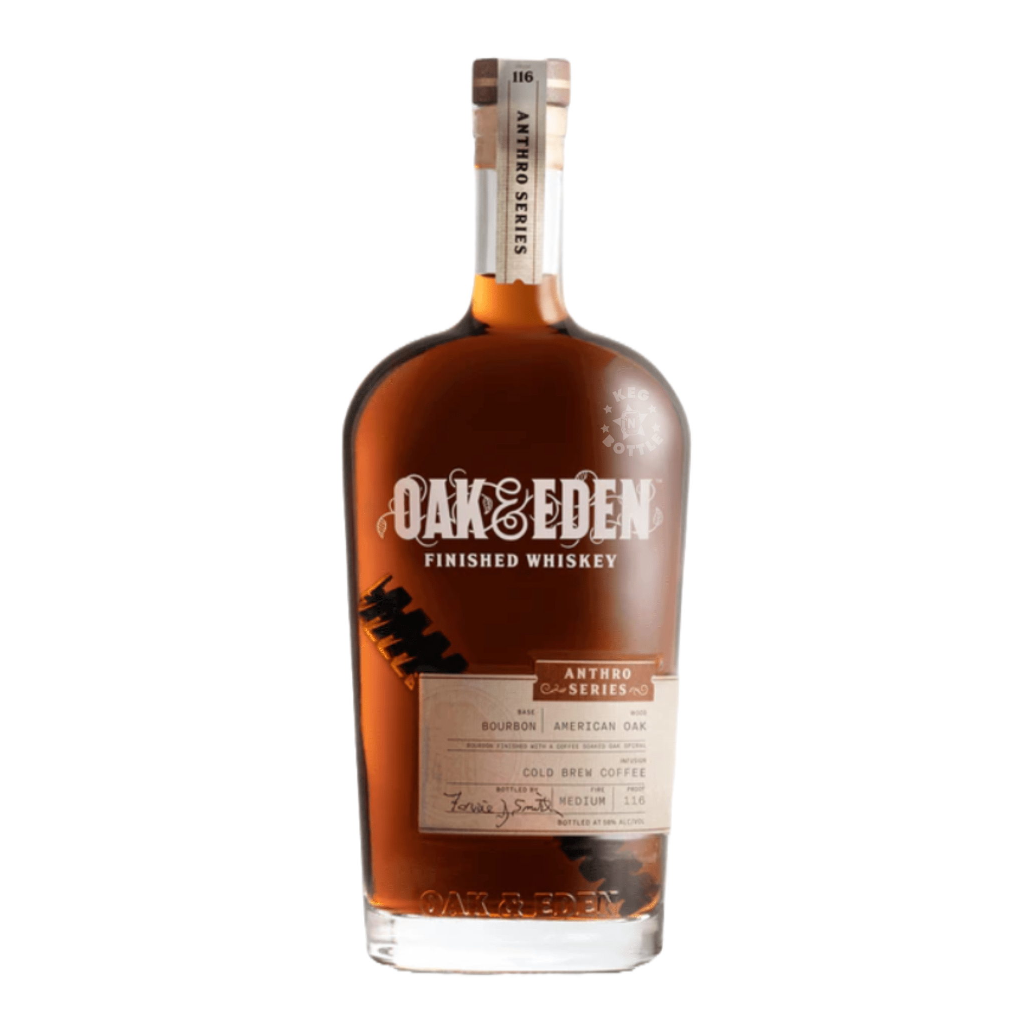 Oak & Eden Anthro Series Forrie J. Smith Rye Whiskey (750 mL) | Keg N Bottle