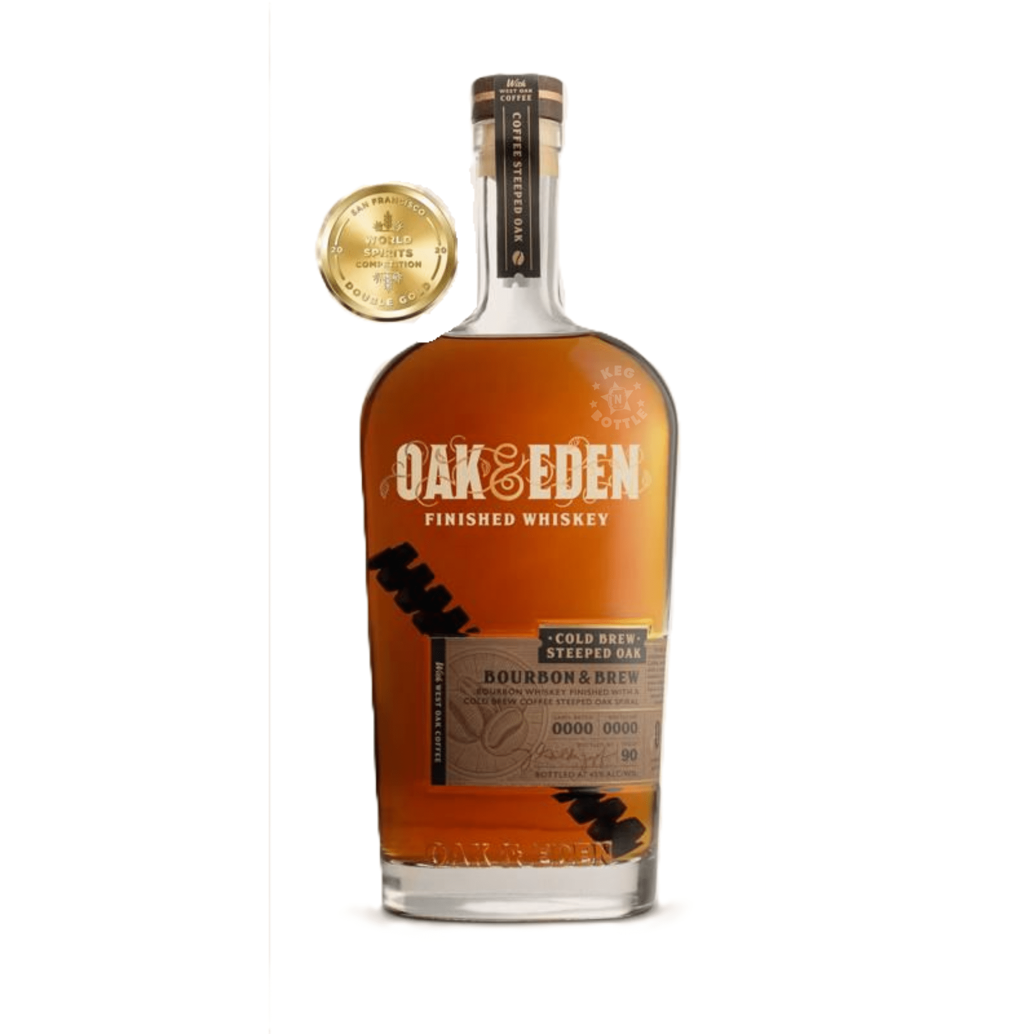 Oak & Eden Bourbon and Brew Whiskey (750 mL) | Keg N Bottle