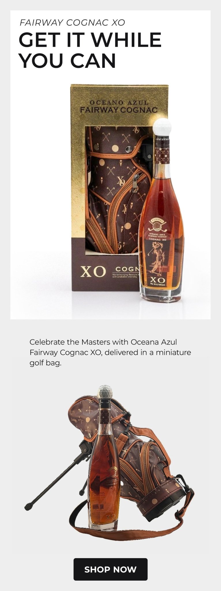 Oceano Azul Cognac XO Golf Fairway 700ml | Keg N Bottle