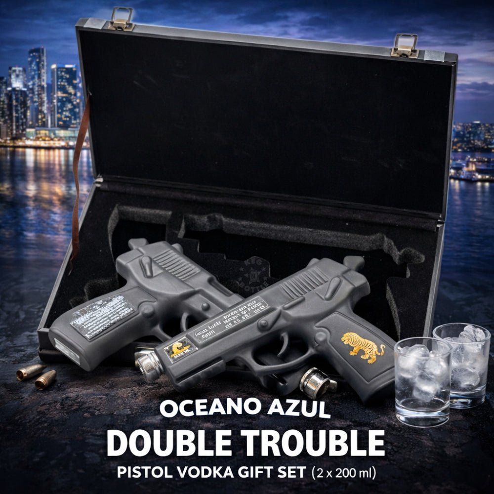 Oceano Azul Double Trouble Pistol Vodka Gift Set (2 x 200 ml)