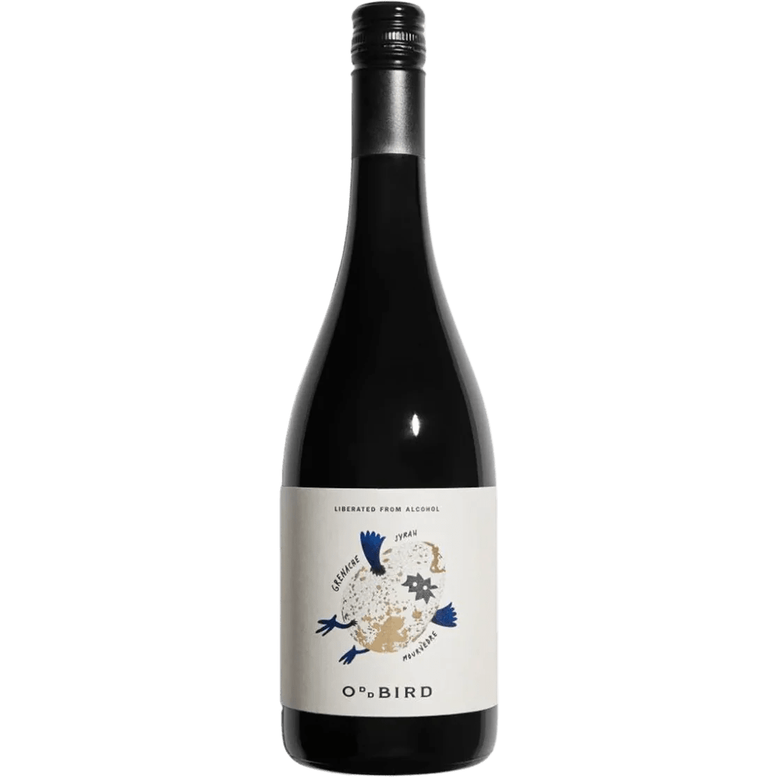 Odd Bird 'Liberated From Alcohol' GSM Red Blend France Non Alcoholic (750mL) | Keg N Bottle