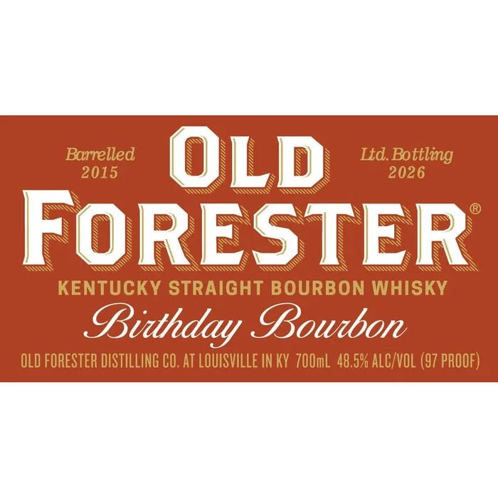 Old Forester 2026 Birthday Bourbon (750mL) | Keg N Bottle