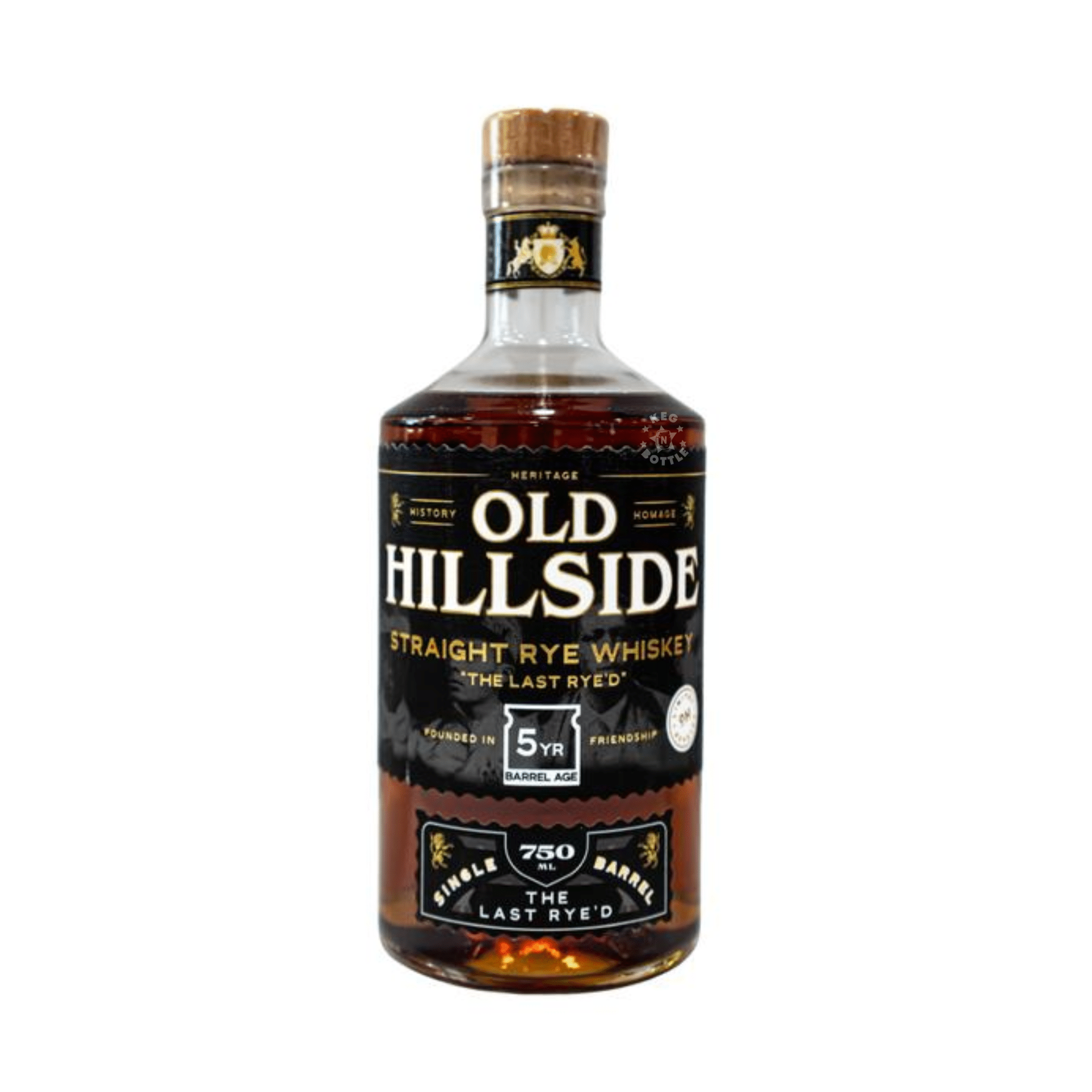 Old Hillside The Last Ryed Straight Rye Whiskey (750 ml) - Keg N Bottle
