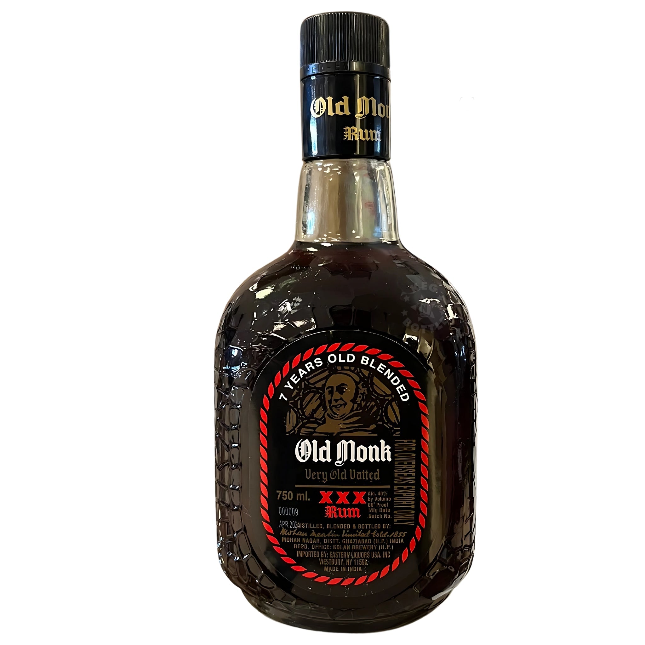 Old Monk 7 Year Old XXX Rum Vatted (750 ml) | Keg N Bottle