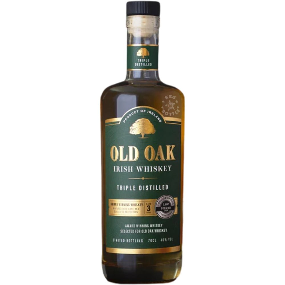 Old Oak Irish Whiskey Triple Distilled 3 Years (700 ml) | Keg N Bottle