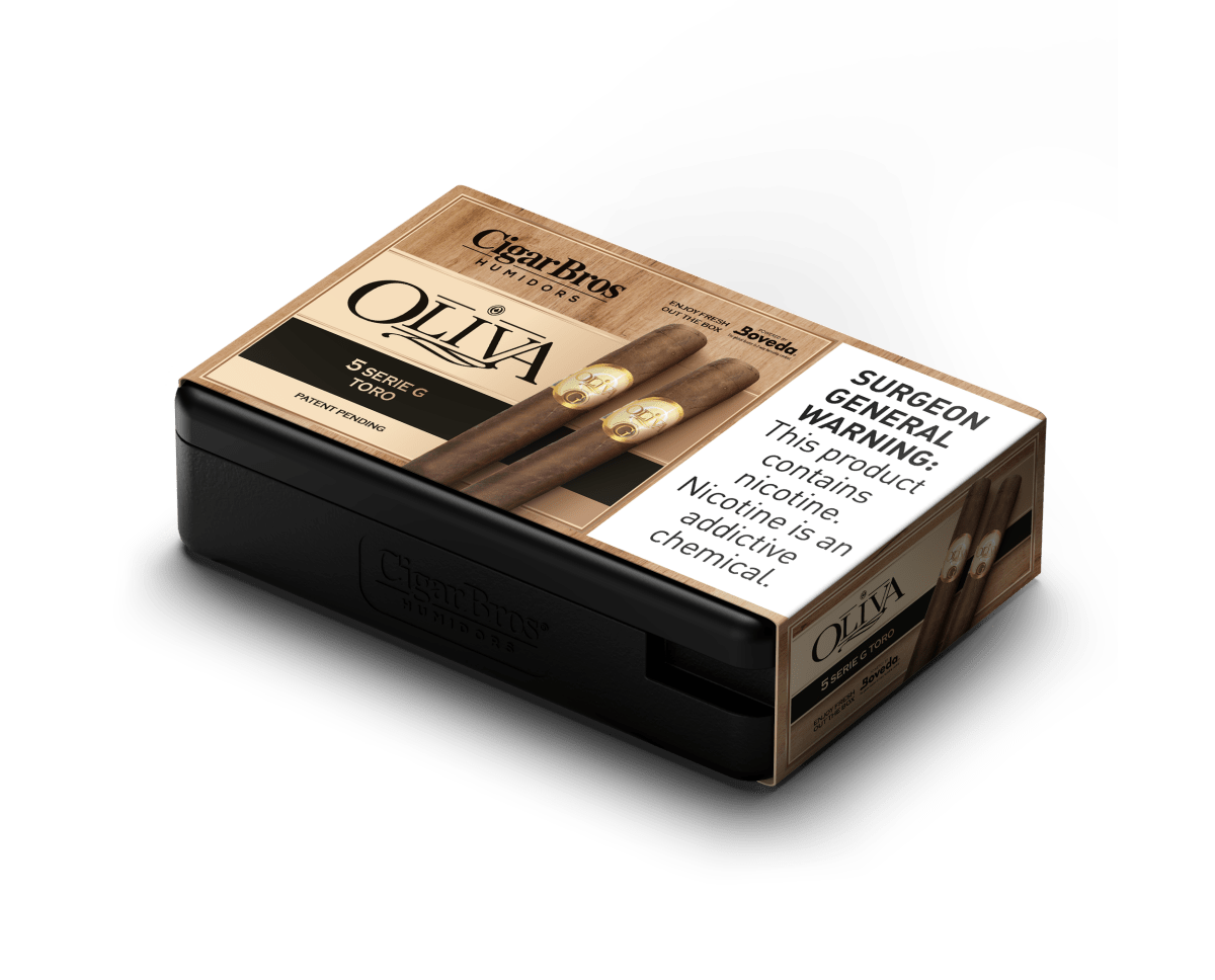Oliva Variety Premium Cigars Set + Personal Humidor by CigarBros | Keg N Bottle