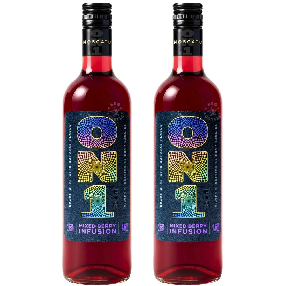 ON1 Mixed Berry Infusion Vodka 750mL bottle with holographic ON1 label and 16% ABV indication