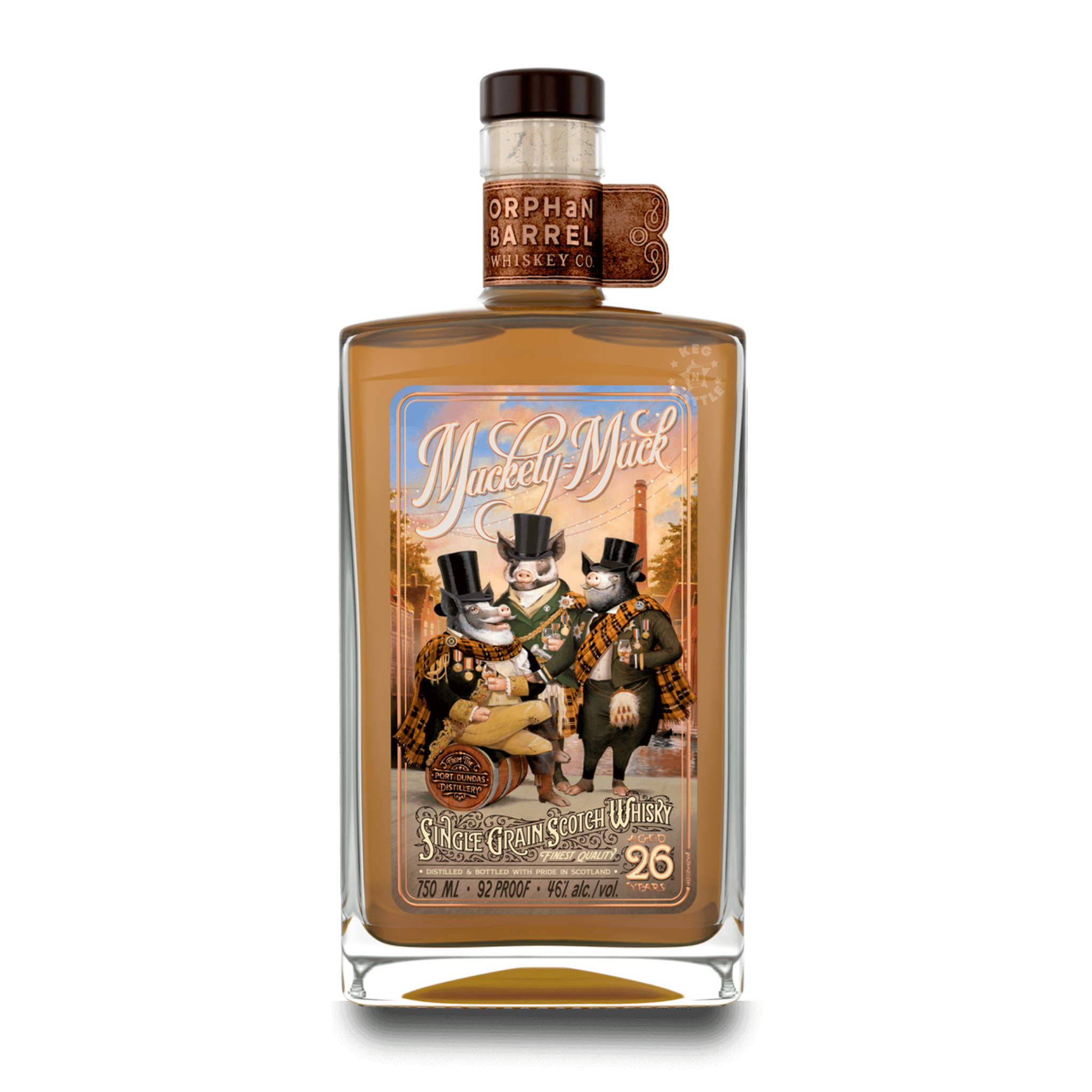 Orphan Barrel Muckety Muck Single Grain Scotch 26 Year (750ml) - Keg N Bottle