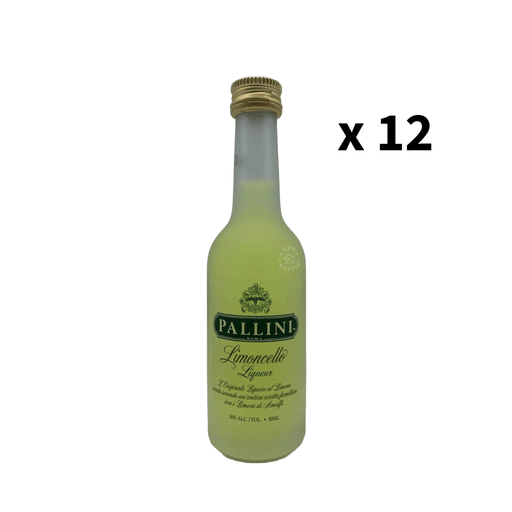 Pallini Limoncello Liqueur Miniature (12 Pack) | Keg N Bottle