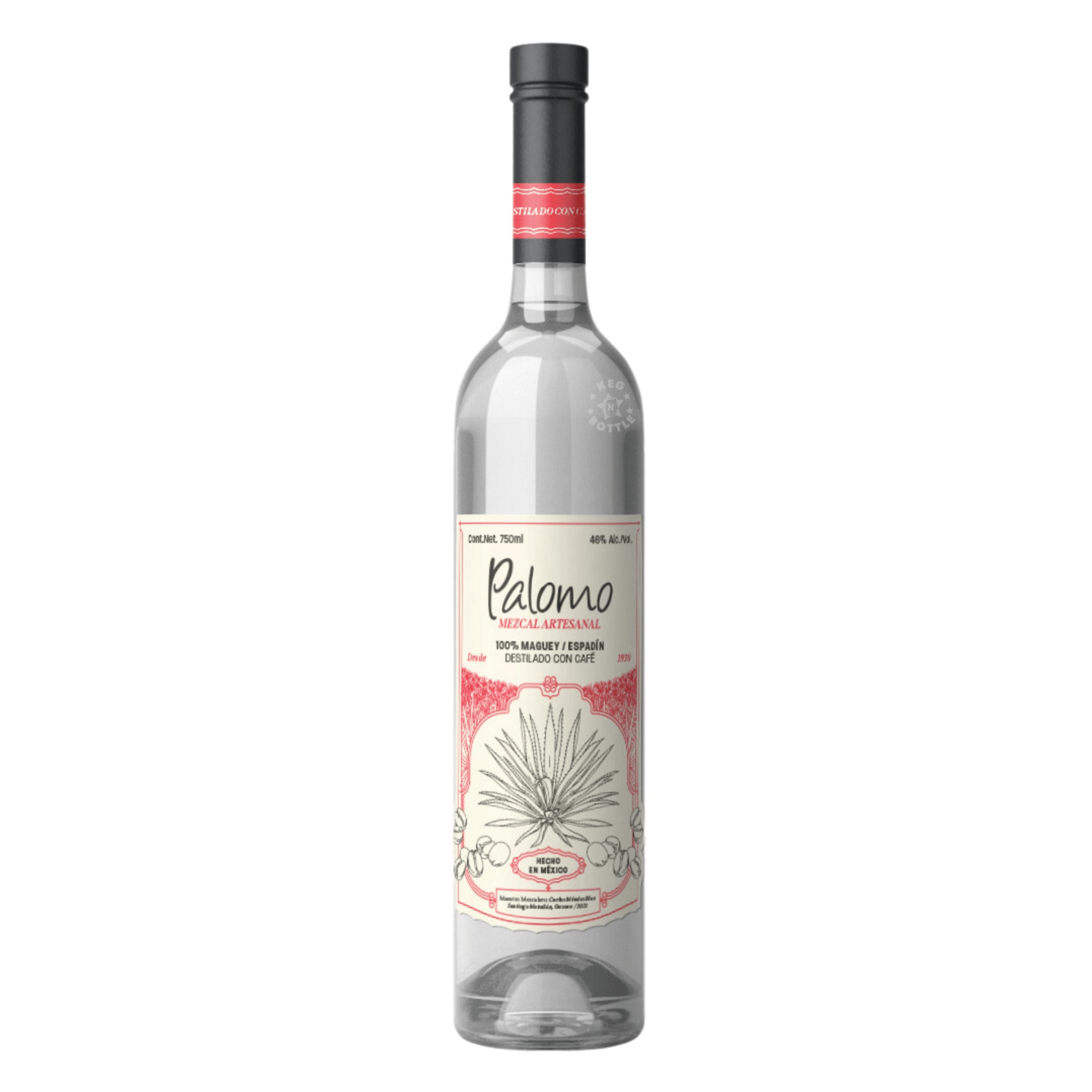 Palomo Espadin Destilado con Cafe Mezcal Artesanal (750 ml) - Keg N Bottle