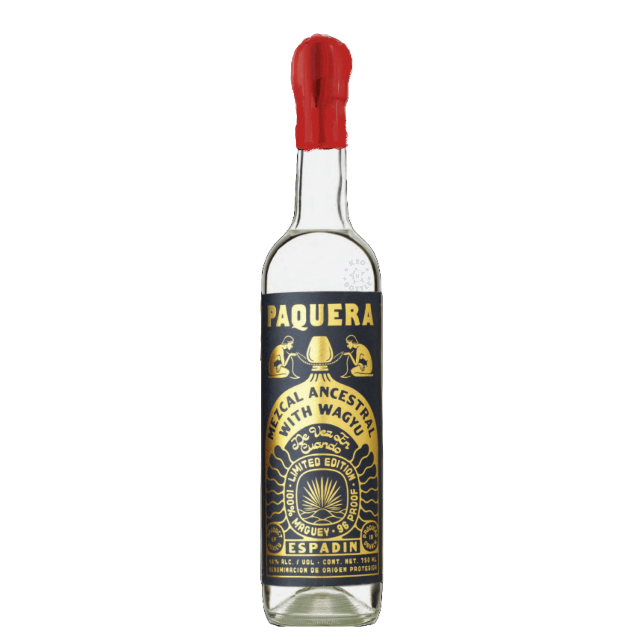 Paquera Espadin Ancestral Mezcal with Wagyu (750 ml) - Keg N Bottle
