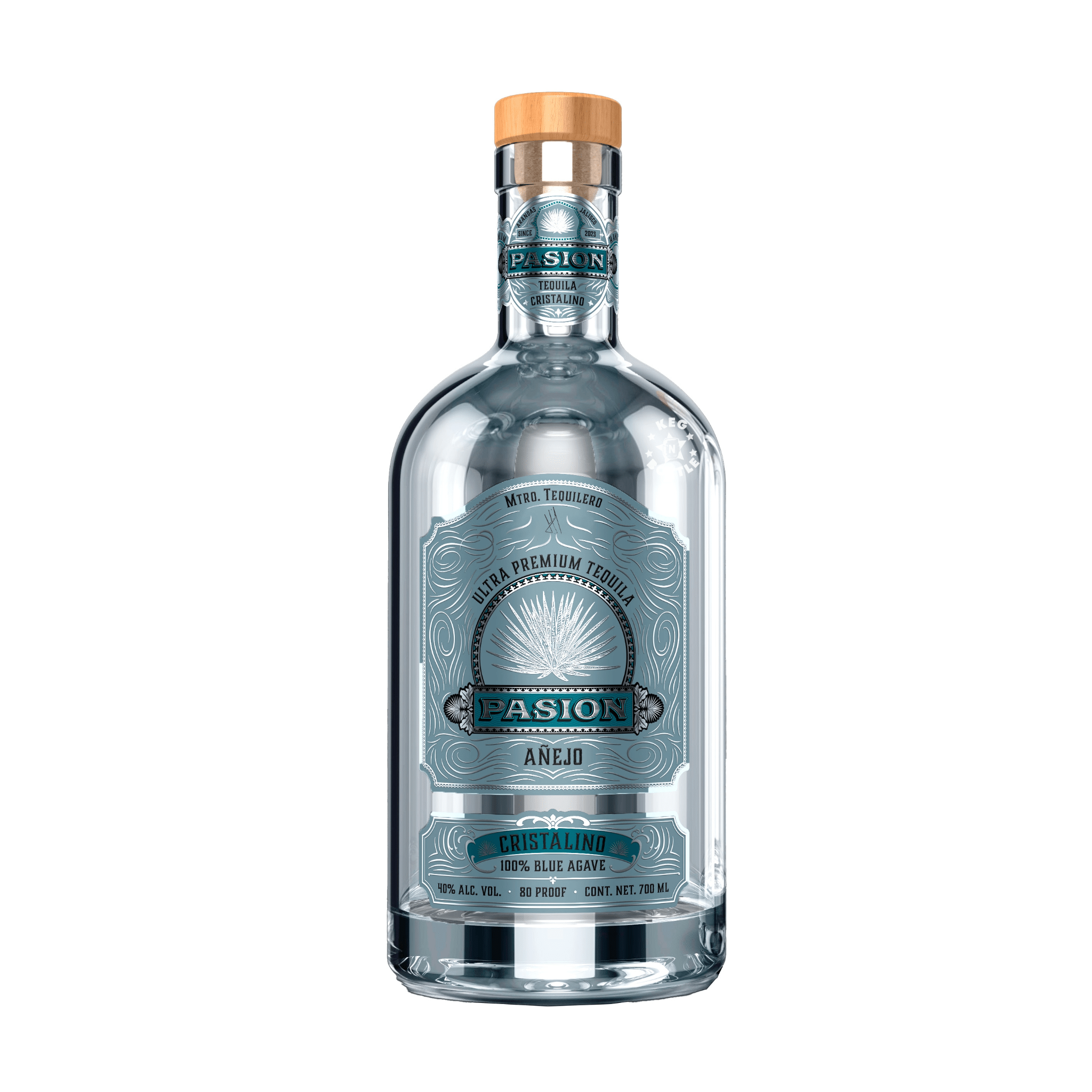Pasion Anejo Cristalino Tequila (700 ml) - Keg N Bottle
