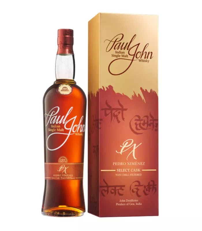 Paul John Pedro Ximenez Select Cask Indian Single Malt Whiskey (750 ml) | Keg N Bottle