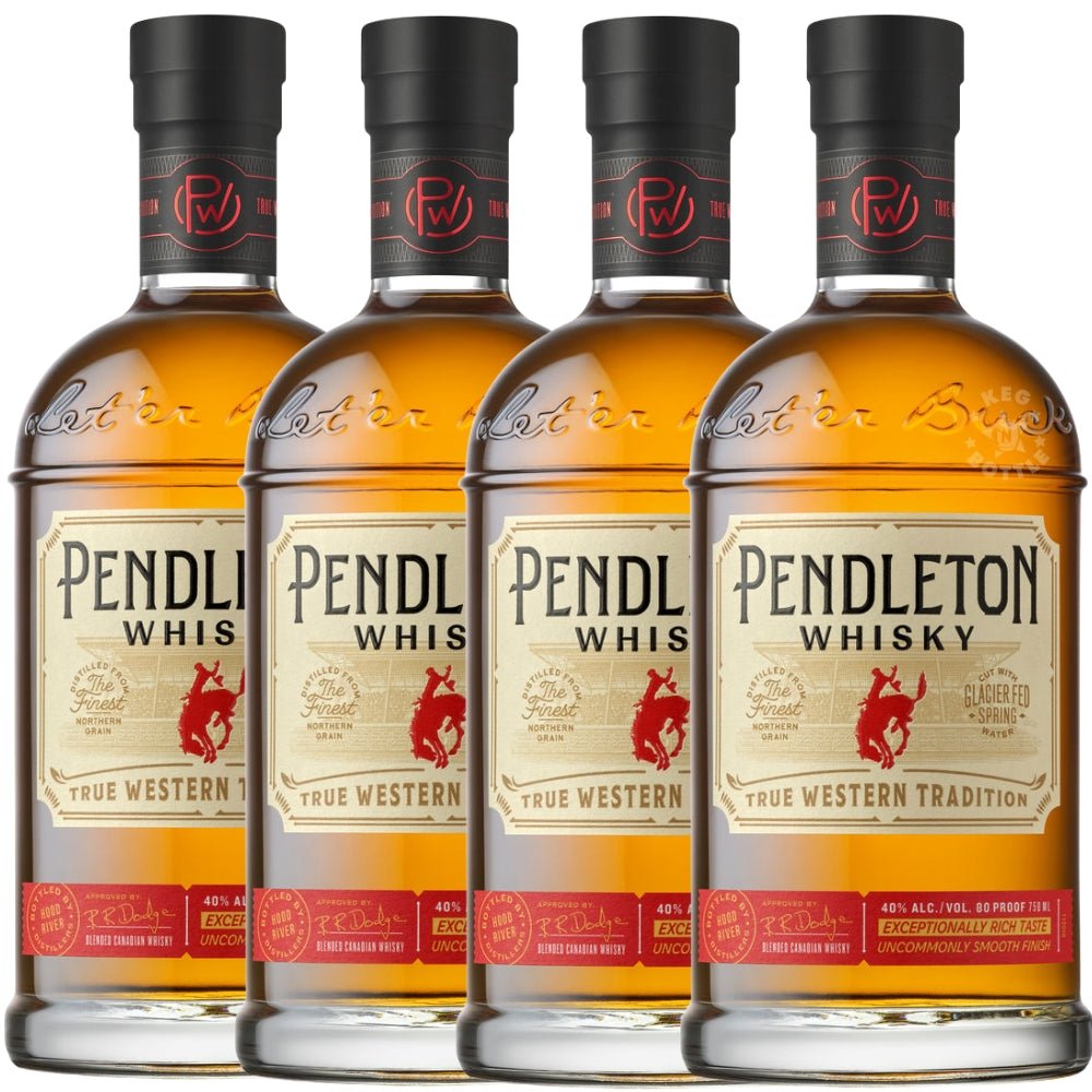 Pendleton Canadian Whisky 4 Pack 750mL