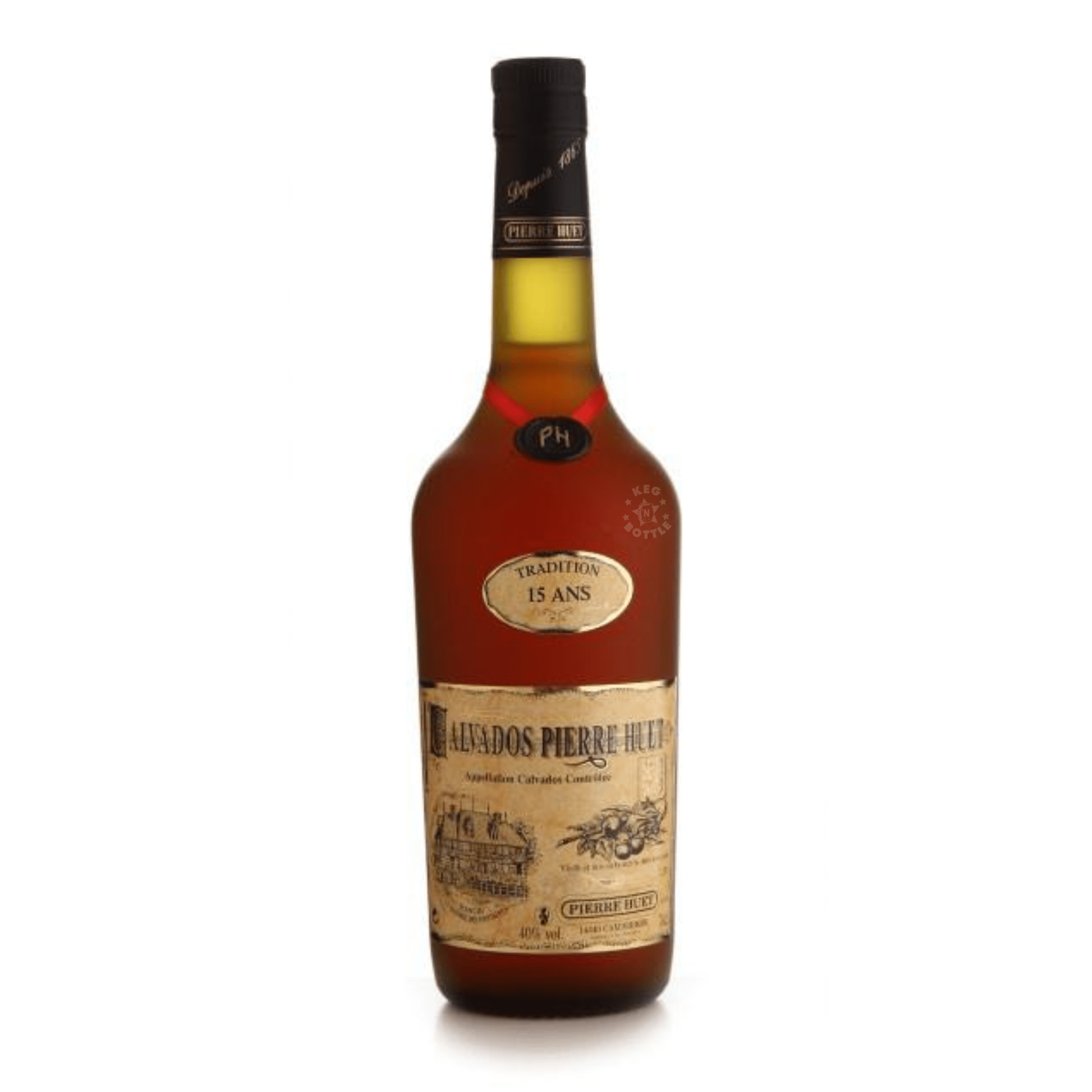 Pierre Huet 15 Year Calvados Pays d'Auge (750 ml) - Keg N Bottle