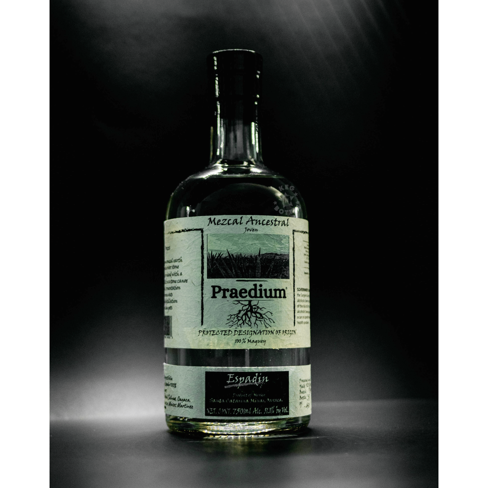 Praedium Espadin Mezcal (750 mL) - Keg N Bottle