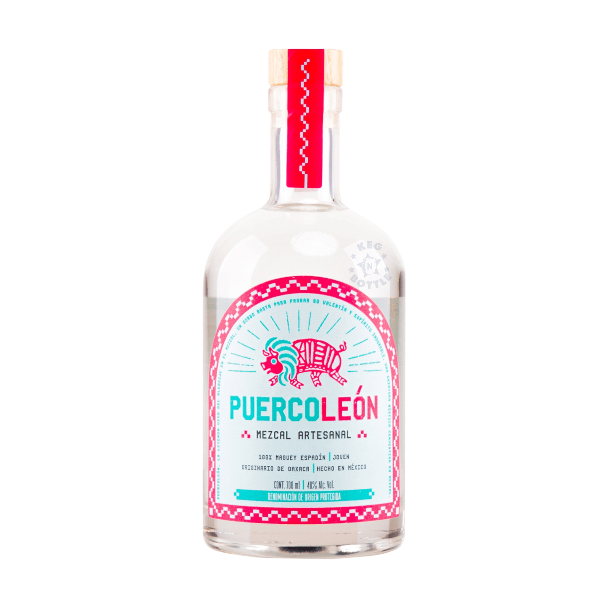 Puercoleon Joven Mezcal Artesanal (750 ml) - Keg N Bottle
