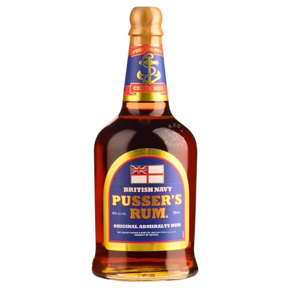 Bottle of Pusser’s British Navy Original Admiralty Rum 750 ml