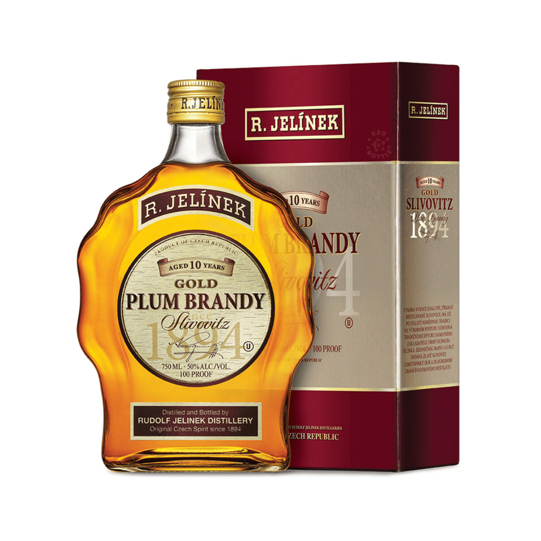 R. Jelinek Gold Slivovitz Plum Brandy (750 ml) | Keg N Bottle