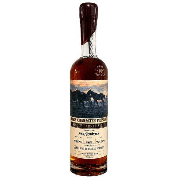 Rare Character Keg N Bottle Cask Strength Single Barrel Bourbon Whiskey (750mL)