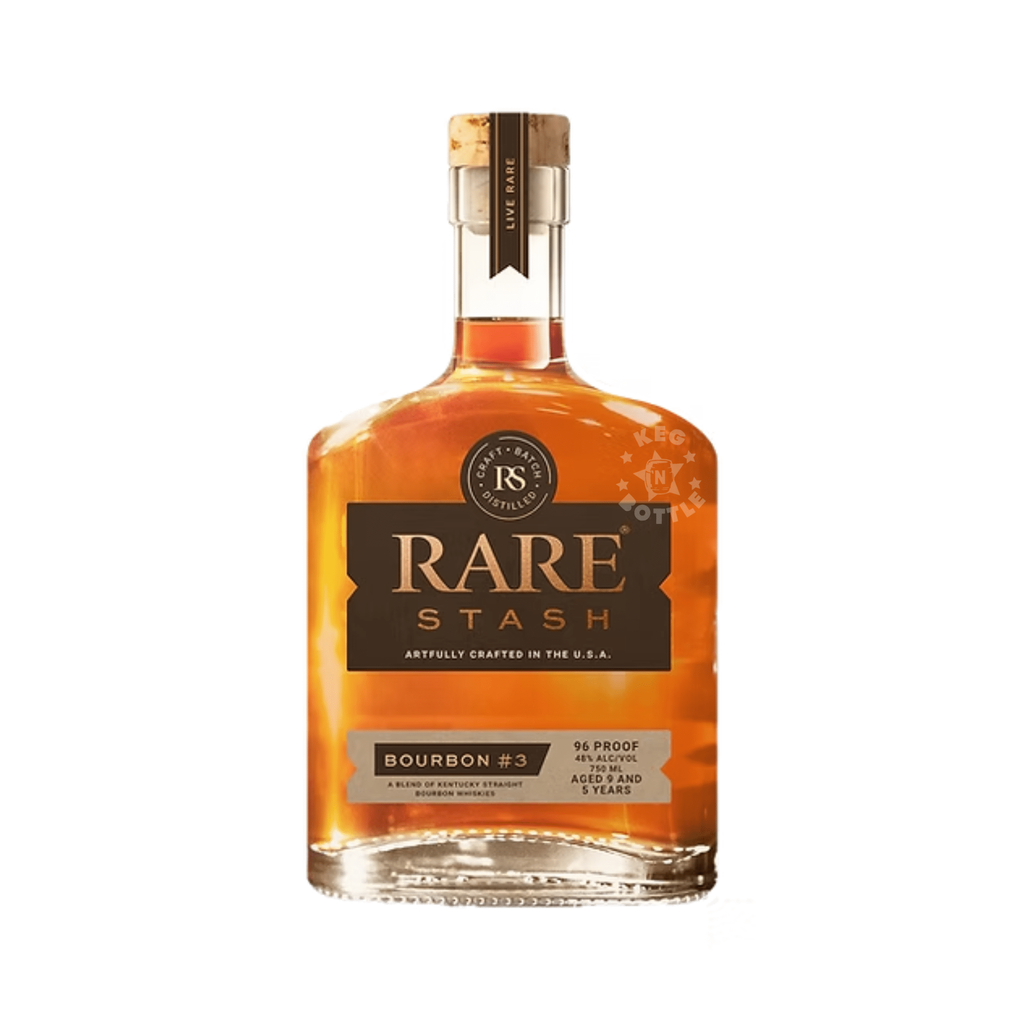 Rare Stash Bourbon #3 by Dustin Poirier (750 ml) - Keg N Bottle