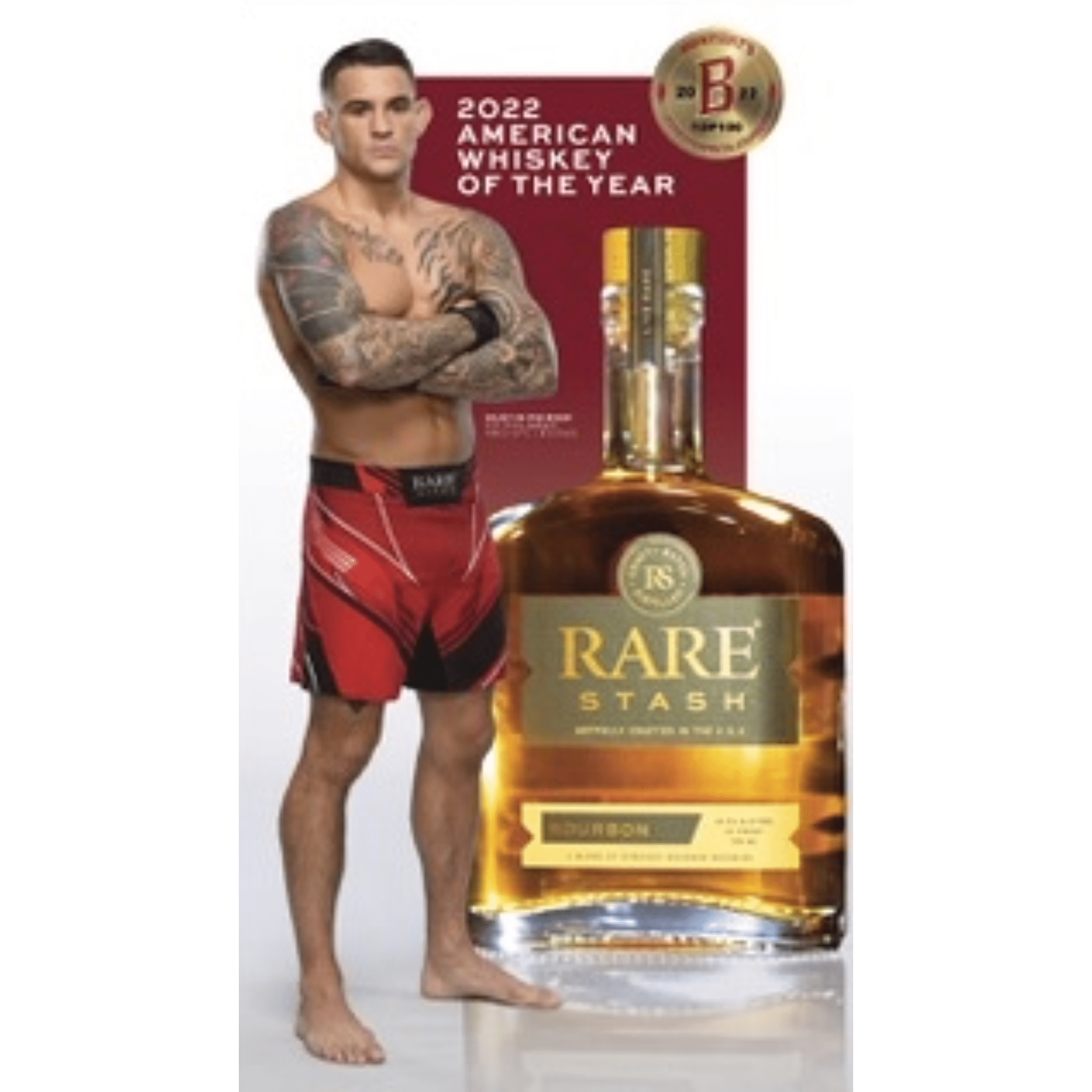 Rare Stash Bourbon #3 by Dustin Poirier (750 ml) - Keg N Bottle