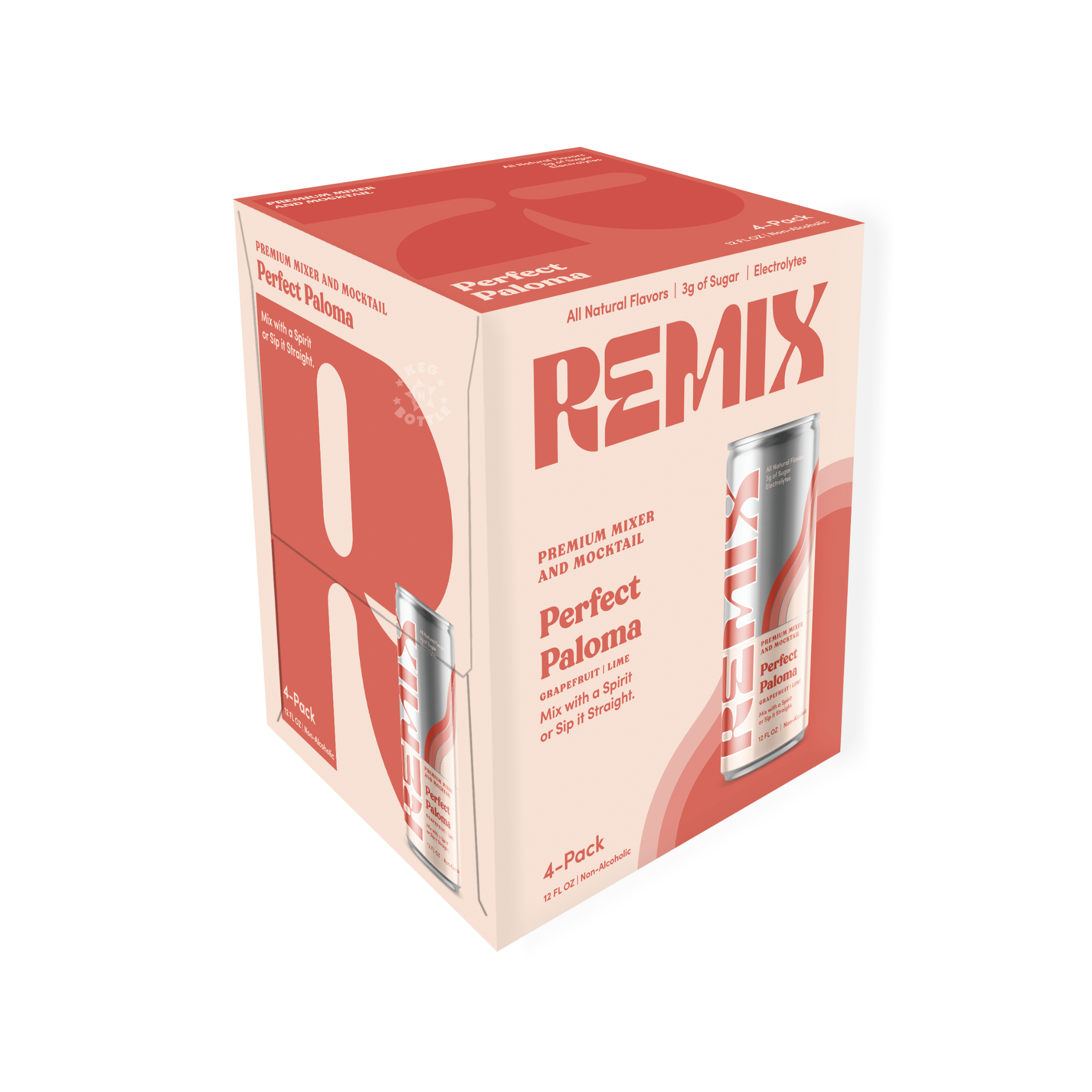 Remix Premium Mixer And Mocktail Perfect Paloma (4 Pack) - Keg N Bottle
