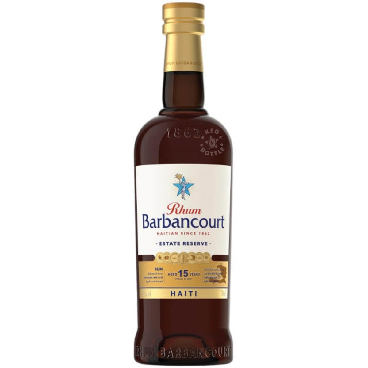 Rhum Barbancourt Estate Reserve 15 Year Old (750 ml) Haitian Rum