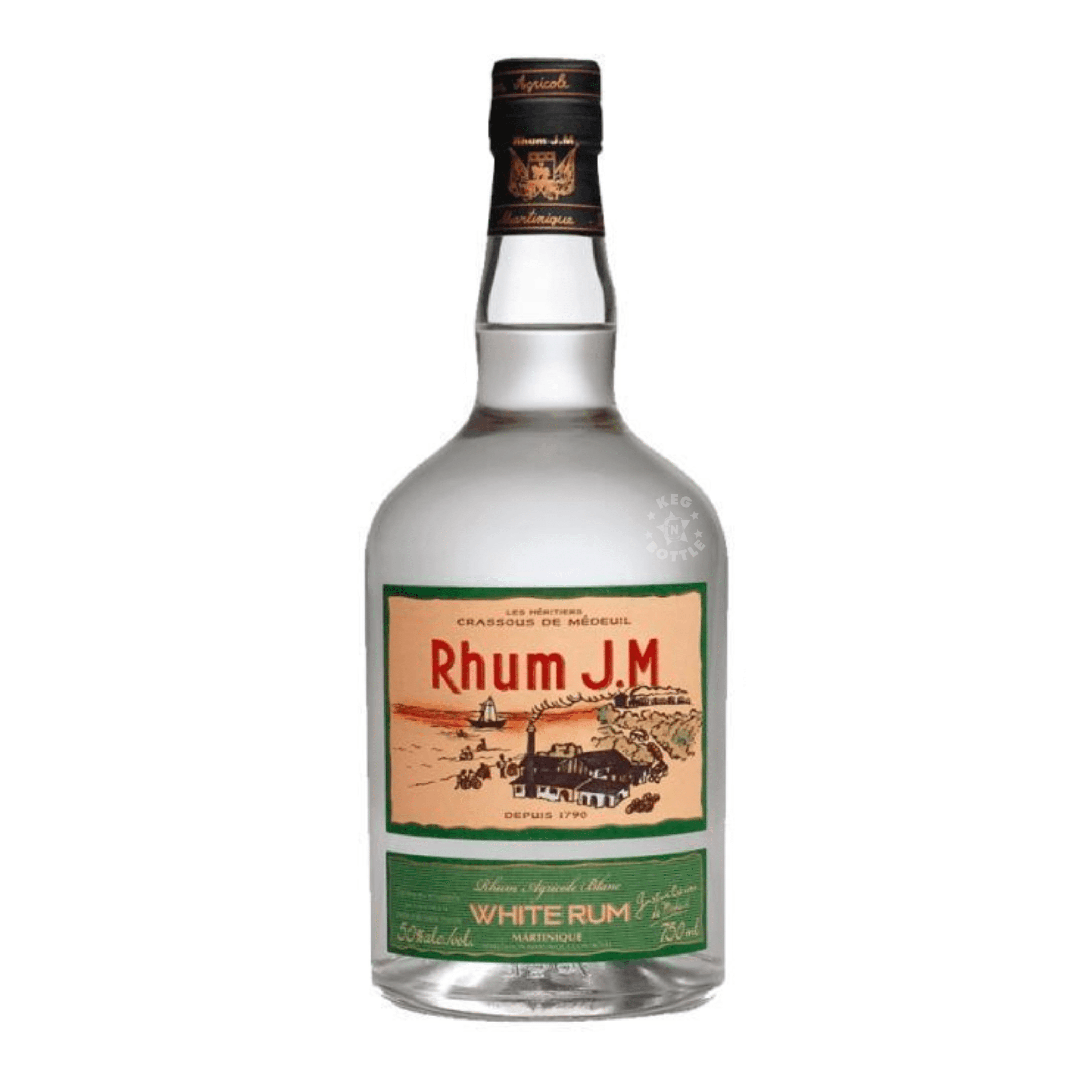 Rhum J.M. Agricole Blanc White Rum (1 L) | Keg N Bottle