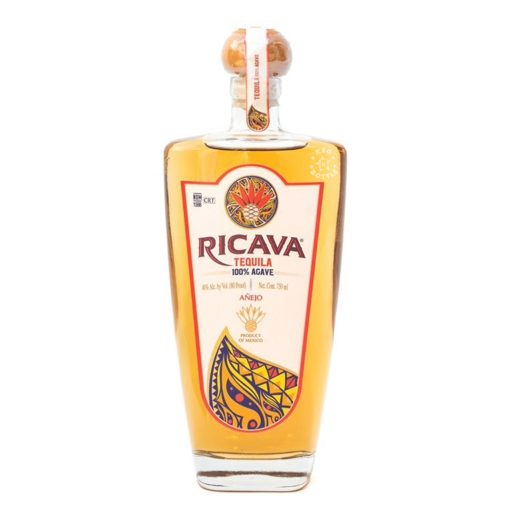 Ricava Anejo Tequila (750 ml) | Keg N Bottle