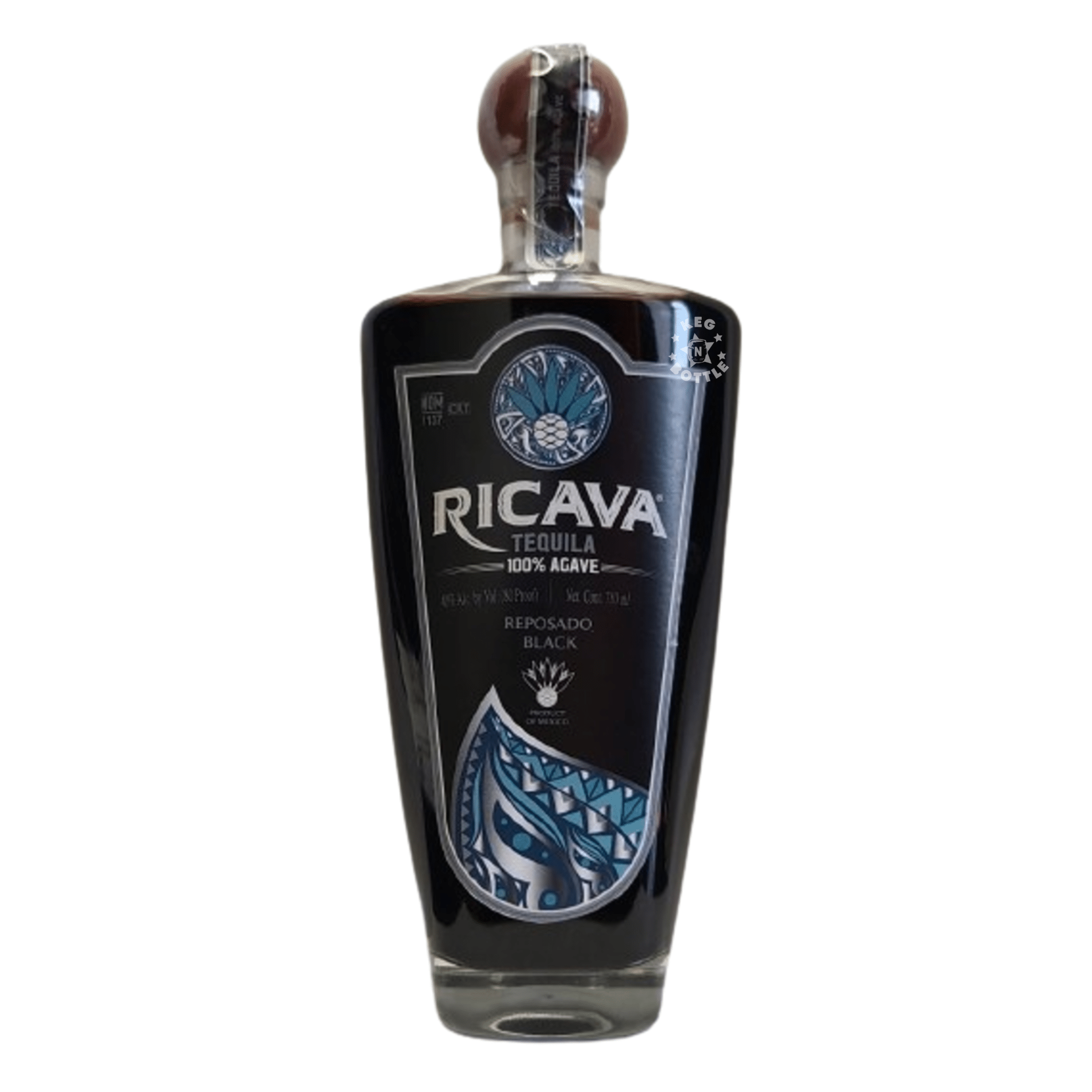 Ricava Reposado Black Tequila (750 ml) | Keg N Bottle