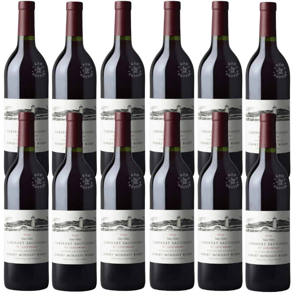 Robert Mondavi 60th Anniversary Napa Valley Cabernet Sauvignon (750mL) - 12 Pack